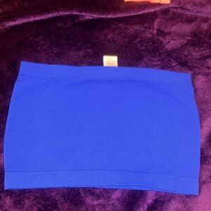 Blue tube top